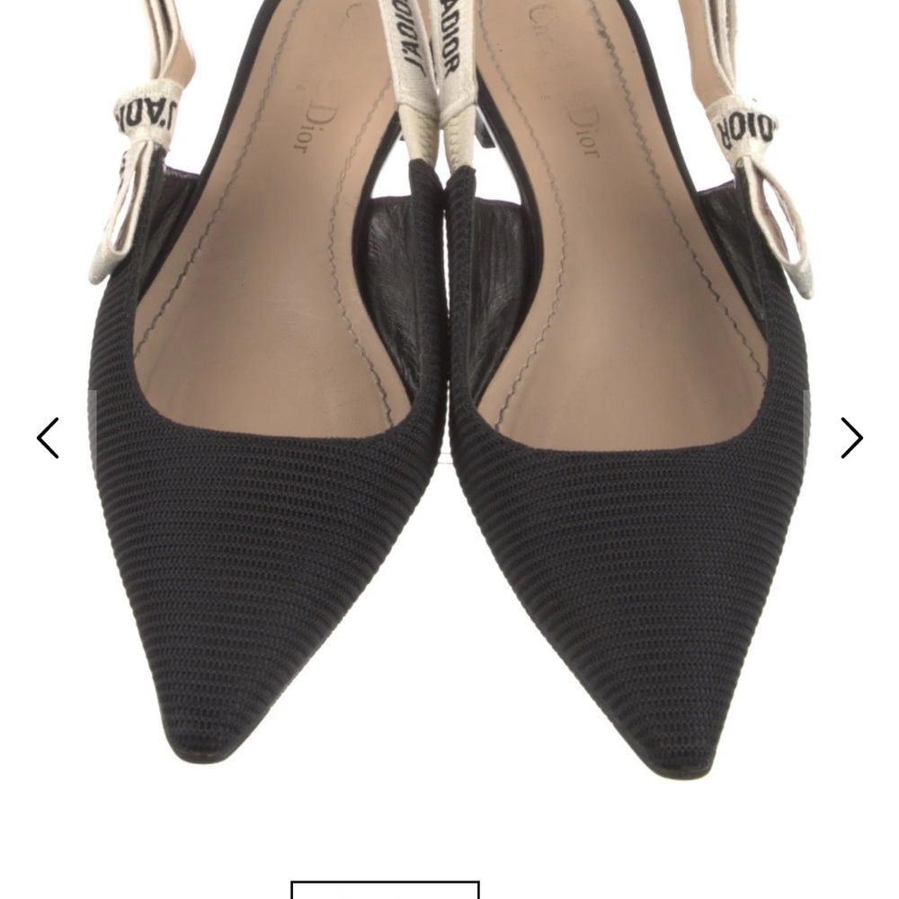 Christian Dior J’adore Printed Slingback Flats - Picture 4 of 5